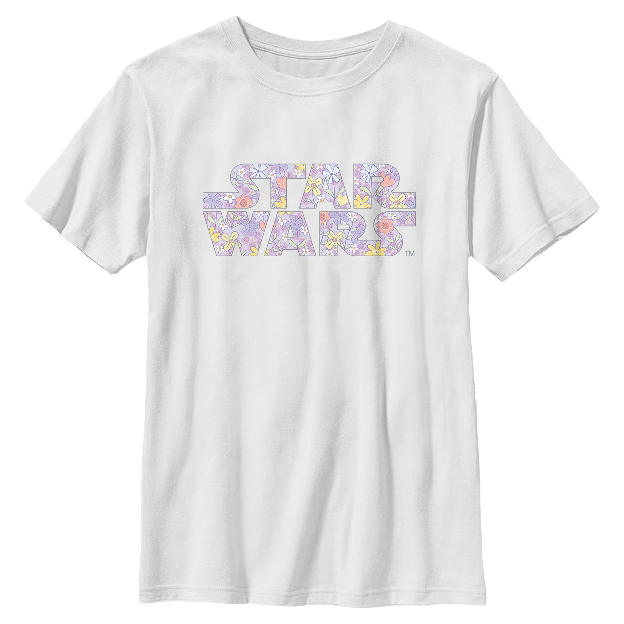 Boy's Star Wars Star Wars Spring Flower Logo T-Shirt